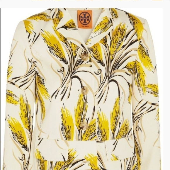 Tory Burch Rimon printed jacket Size 4 - Picture 1 of 7